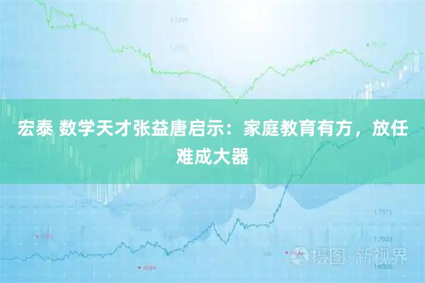 宏泰 数学天才张益唐启示：家庭教育有方，放任难成大器
