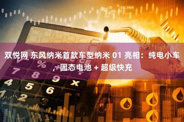 双悦网 东风纳米首款车型纳米 01 亮相：纯电小车，固态电池 + 超级快充