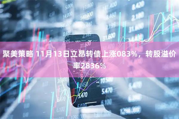 聚美策略 11月13日立昂转债上涨083%，转股溢价率2836%